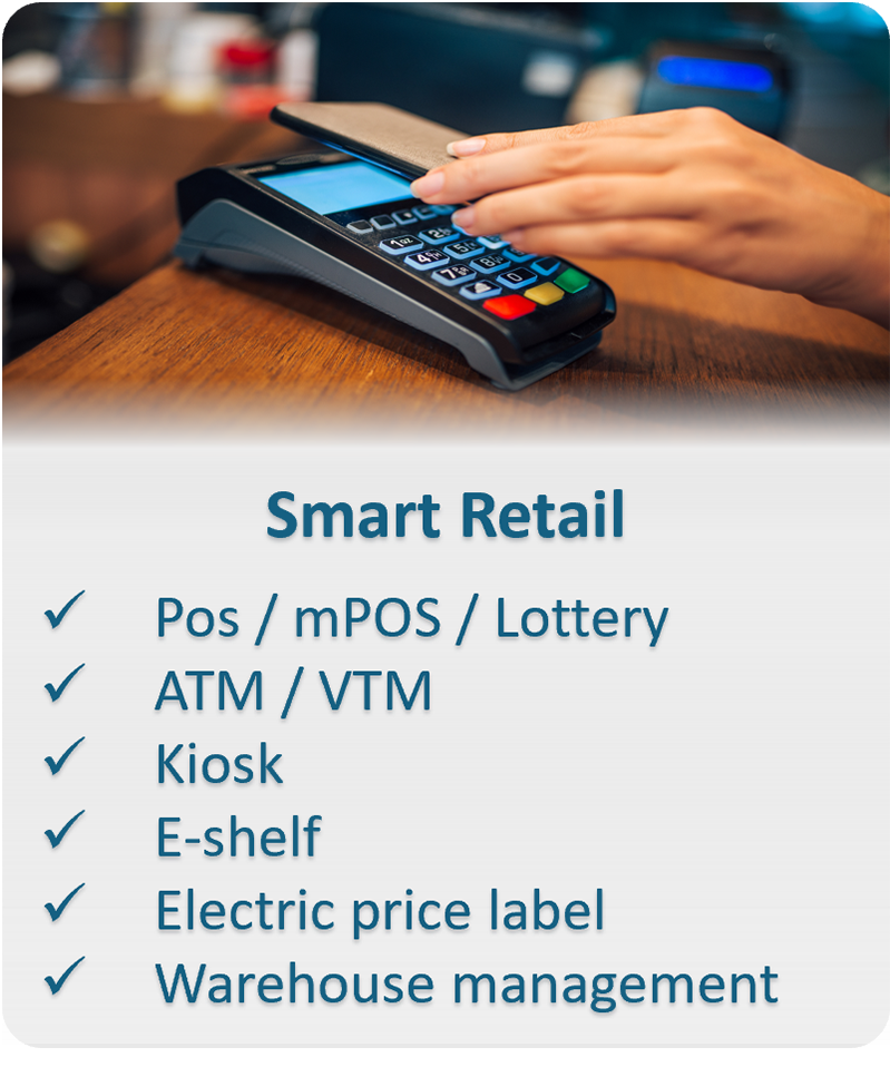 Smart Retail POS device panel Customization Service